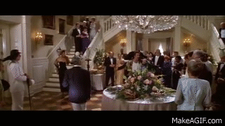 Ace Ventura dancing with Monopoly guy on Make a GIF
