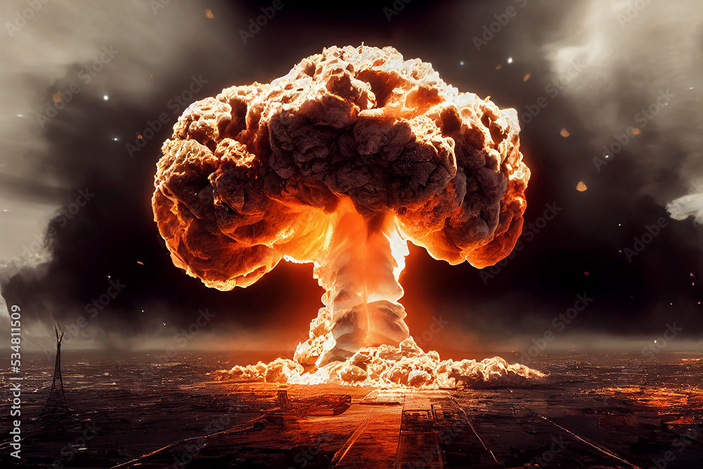 Nuclear Bomb Massive Explosion