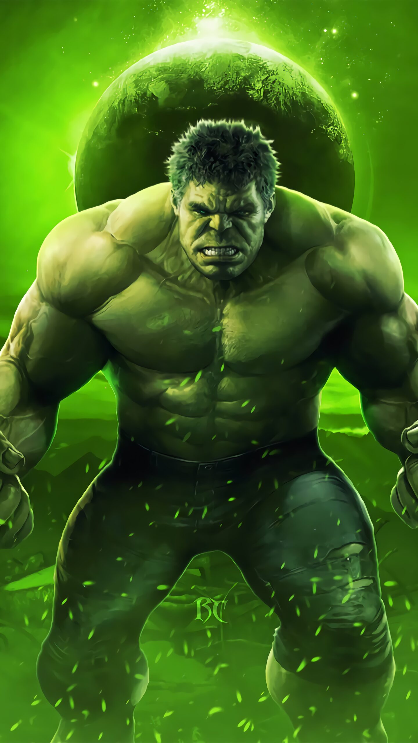Hulk Hogan Superhero Logo