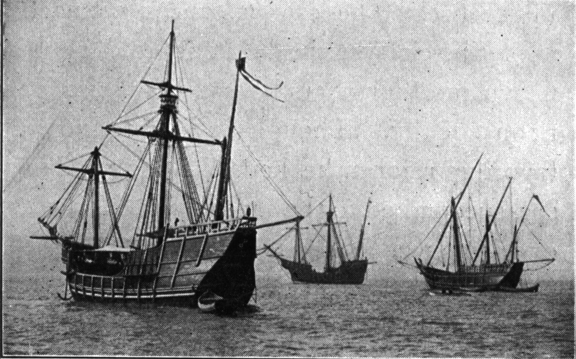 Nina, Pinta, and Santa Maria from The Book of Threes