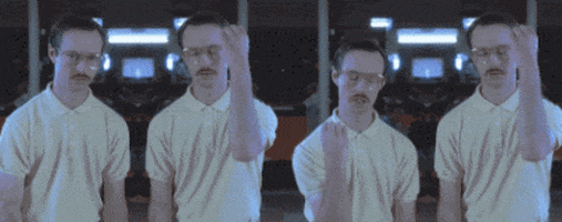 Napoleon Dynamite subtle eye roll