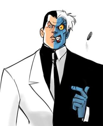 Two Face Coin Flip Blank Template