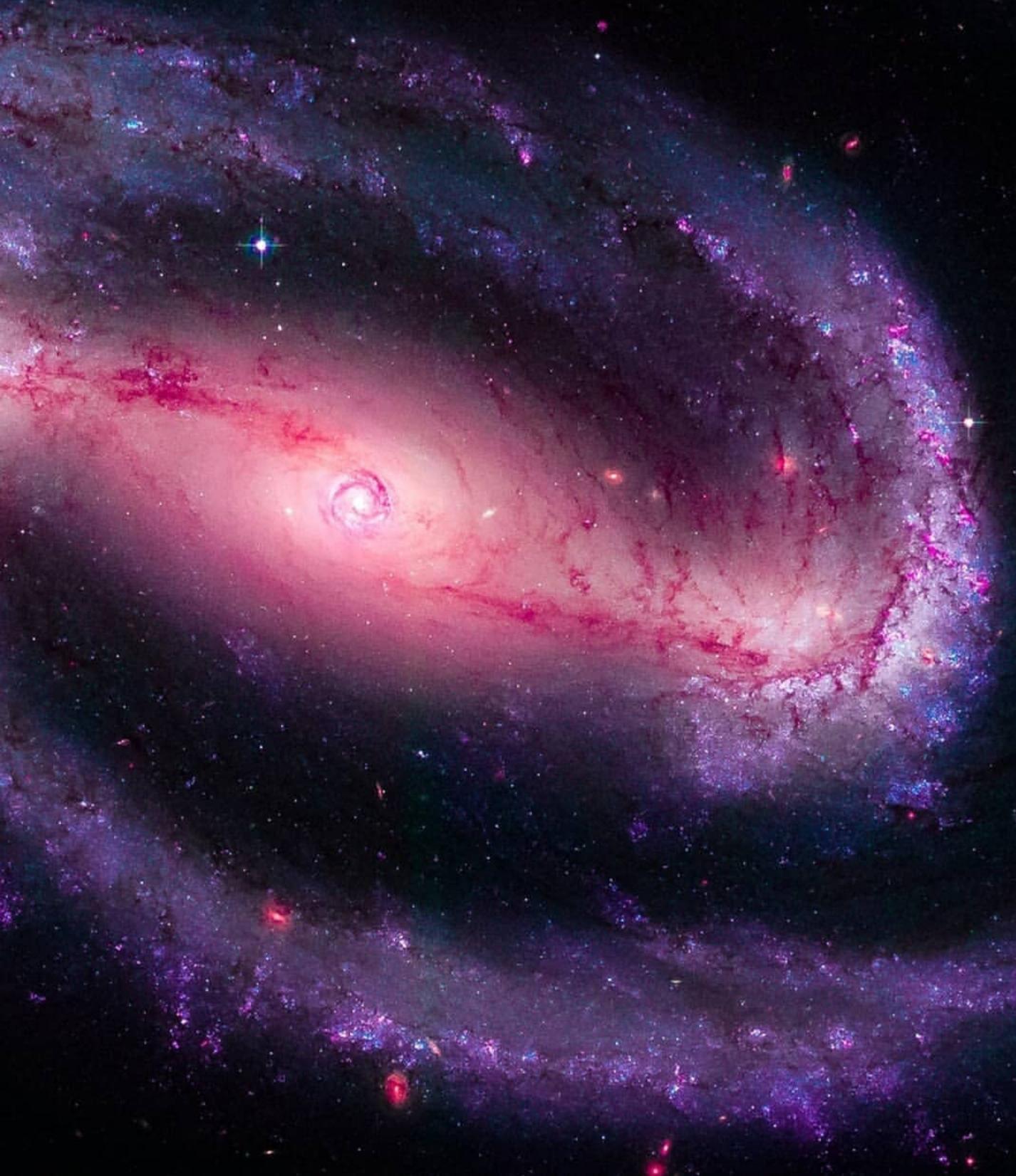 Beautiful Spiral Galaxy NGC 1300 – Space On Your Face In Your Place
