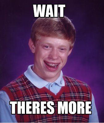 Wait There's more Meme
