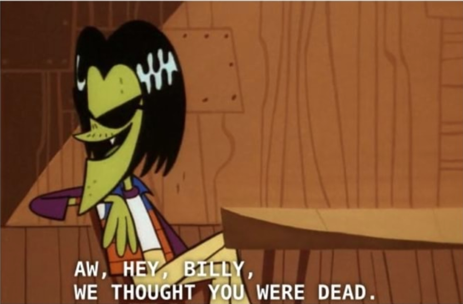 Thought You Were Dead Blank Template