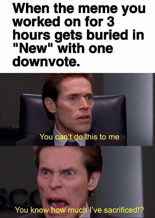 You Know How Much I Sacrificed Meme Icon
