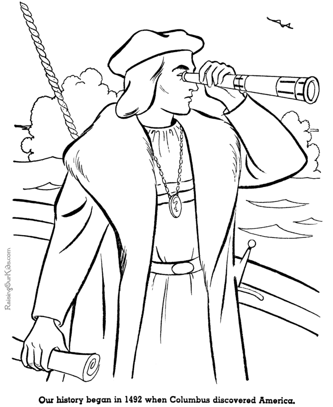 Nina Pinta Santa Maria Coloring Pages