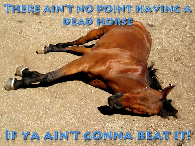 Beating A Dead Horse - Reiteration