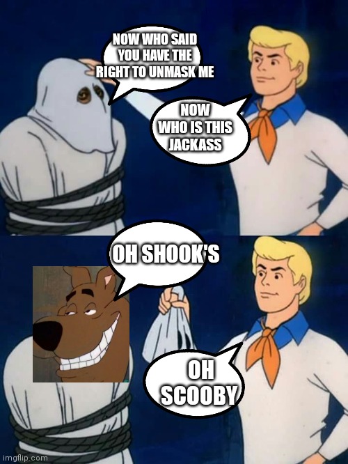 Scooby Doo Mask Reveal Self Meme
