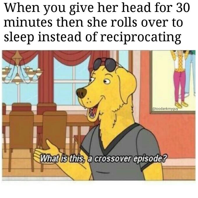 Crossover episode meme