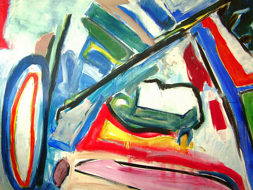 1989 - 'Large Seascape & Diagonal', acrylic large painting