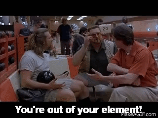 Donny, you're out of your element GIF