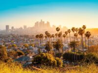 The,Skyline,Of,Los,Angeles,During,Sunset