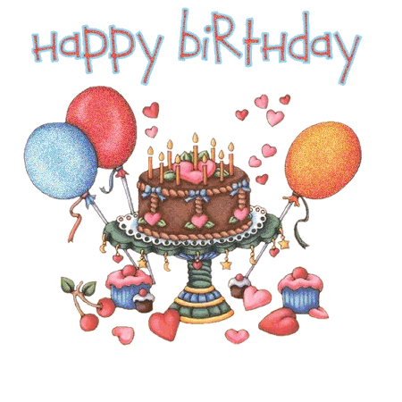 Happy Birthday Meme with Animated Cheerfulness