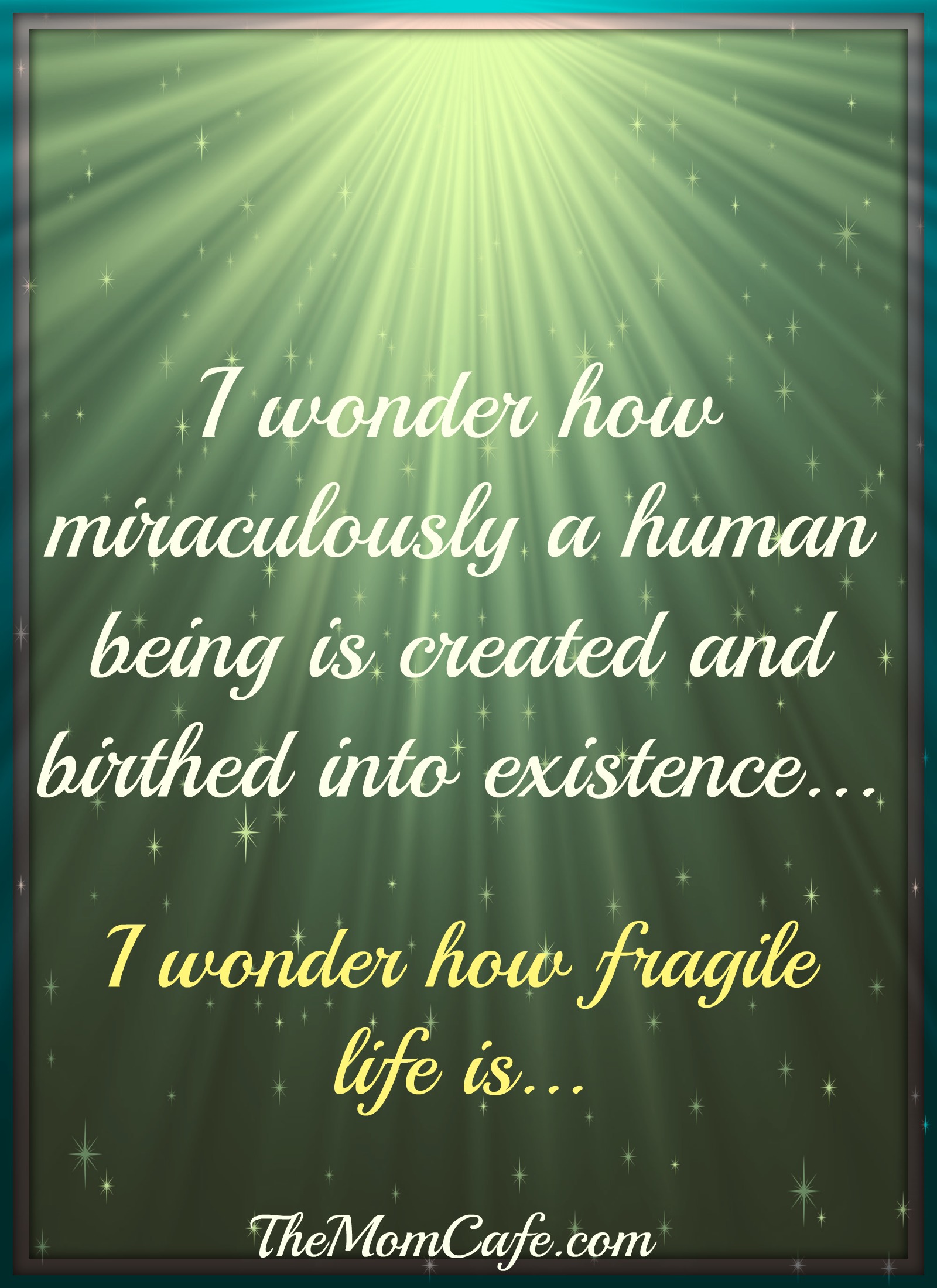 I Wonder...