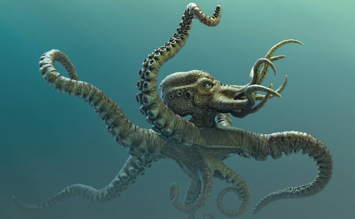 An artistic interpretation of the legendary Kraken