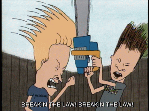 Beavis And Butthead Head Bang GIF