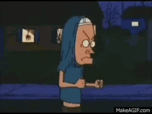 Beavis mad gif