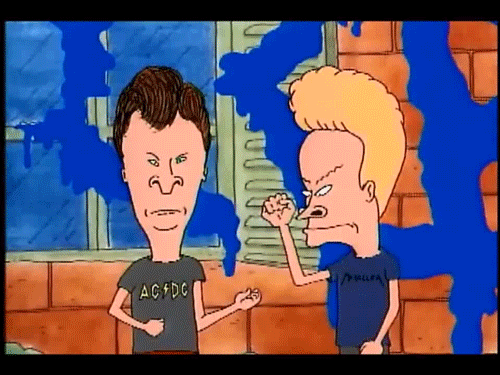 Beavis and Butthead Breaking the Law.