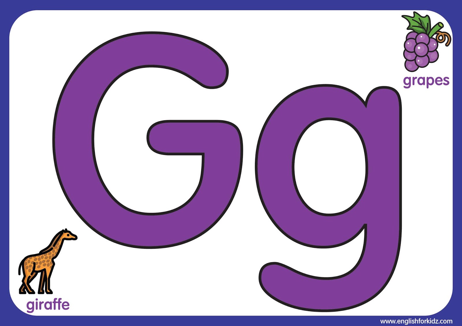 G Letter Worksheets