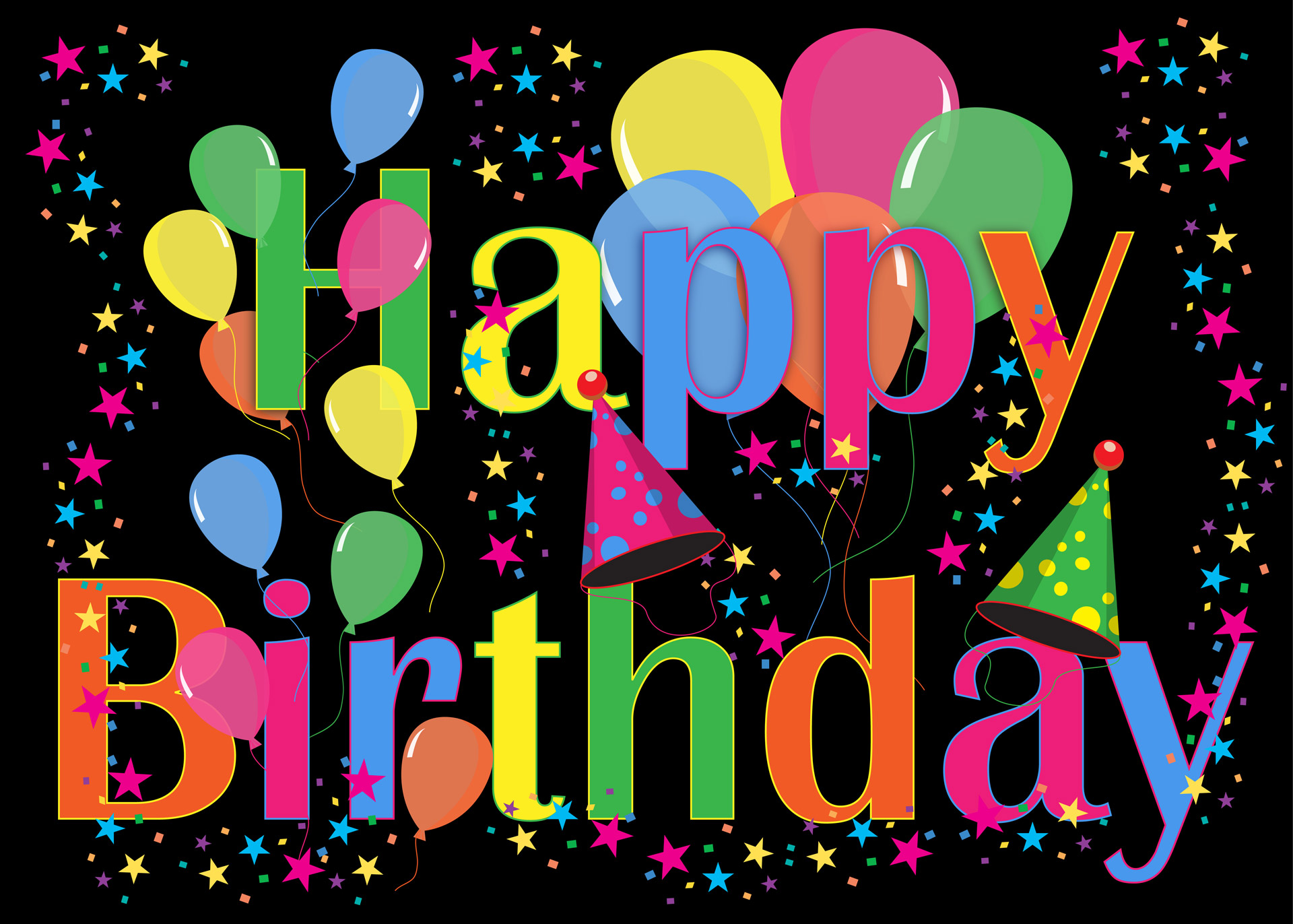 Birthday Celebration Card Free Stock Photo