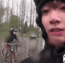 Jungkook's playful gesture
