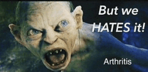 But We Hates It Gollum GIF