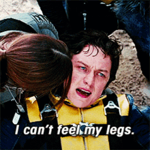 Professor X Can't Feel My Legs GIF