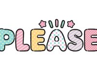 cute-word-please-cartoon-style-illustration-vector