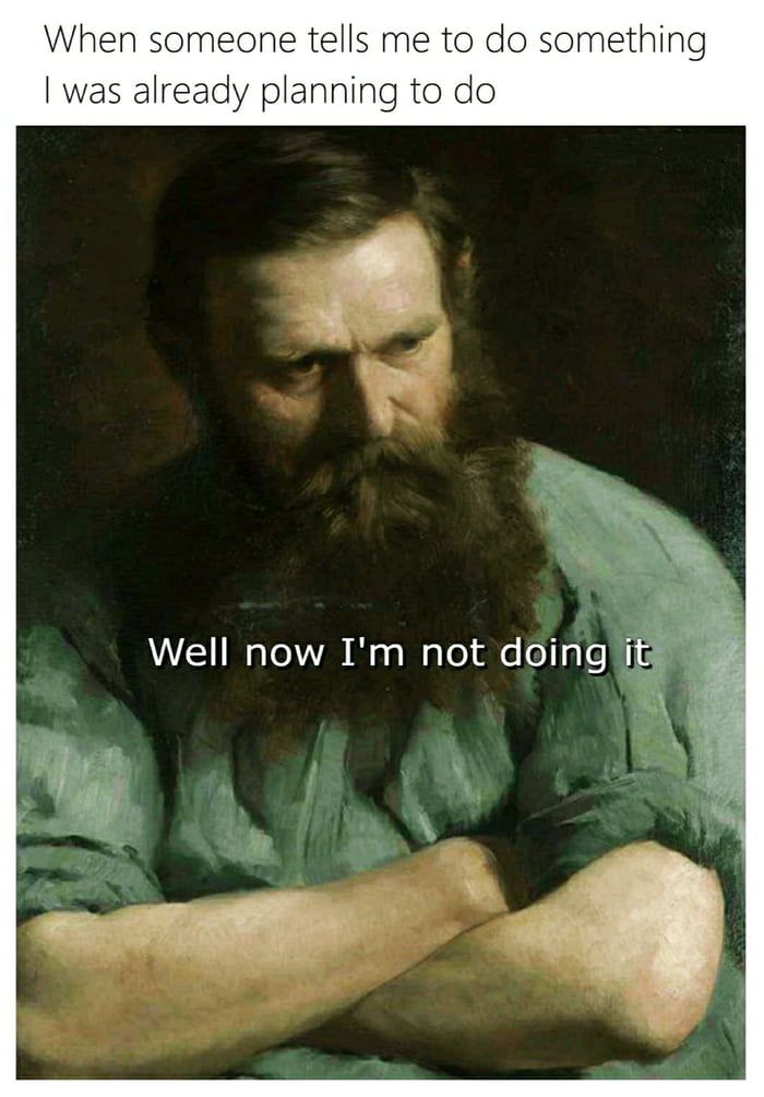 You can't make me - Meme | Funny art memes, Art memes, Historical humor