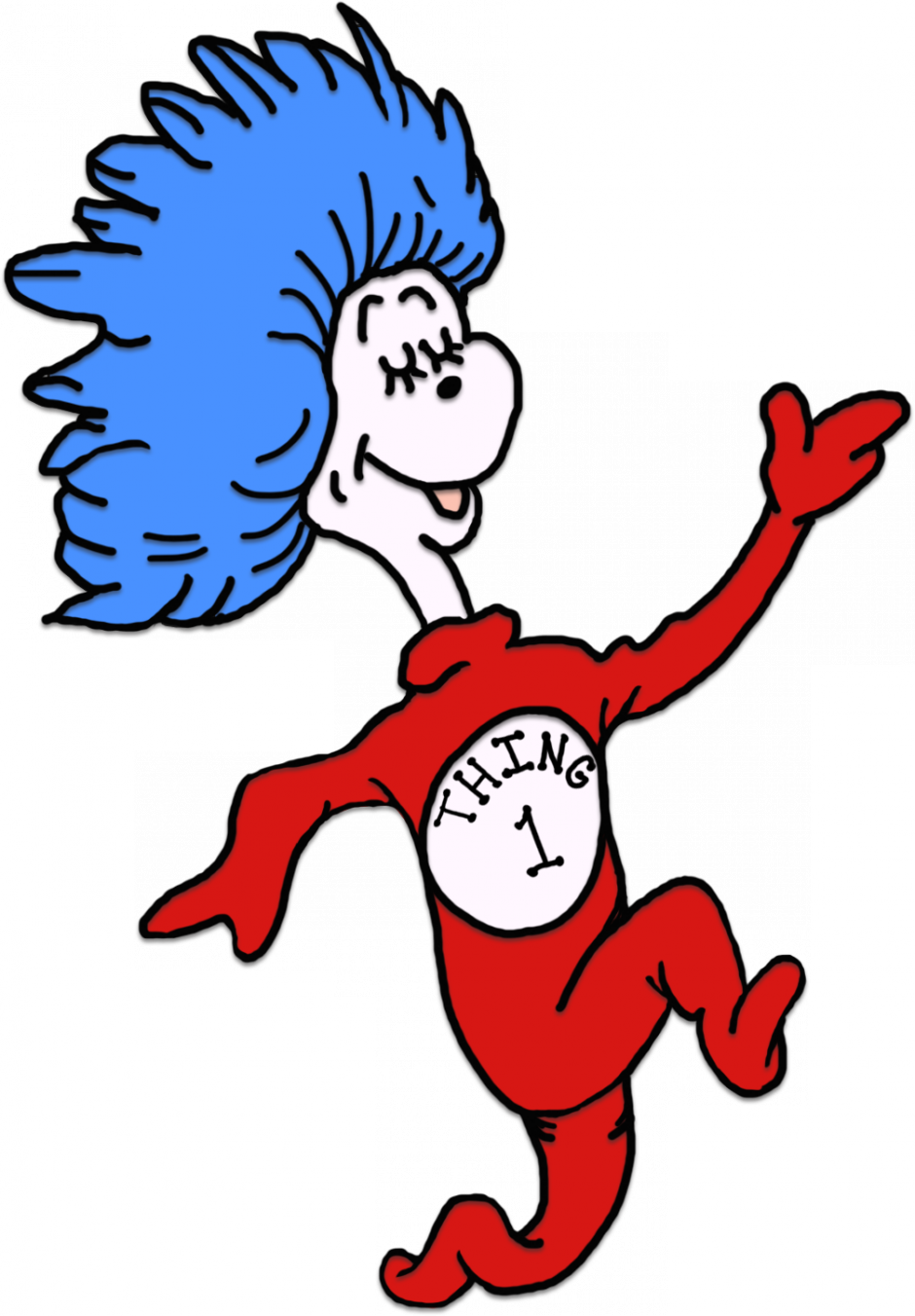 Thing 1 And Thing 2 Clipart