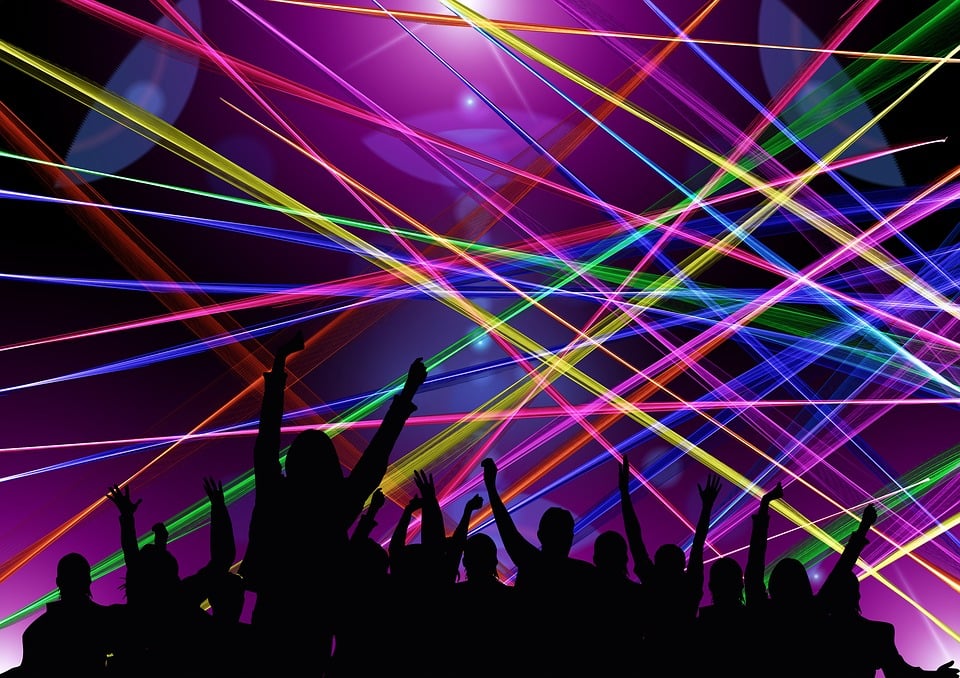 Disco laser rays
