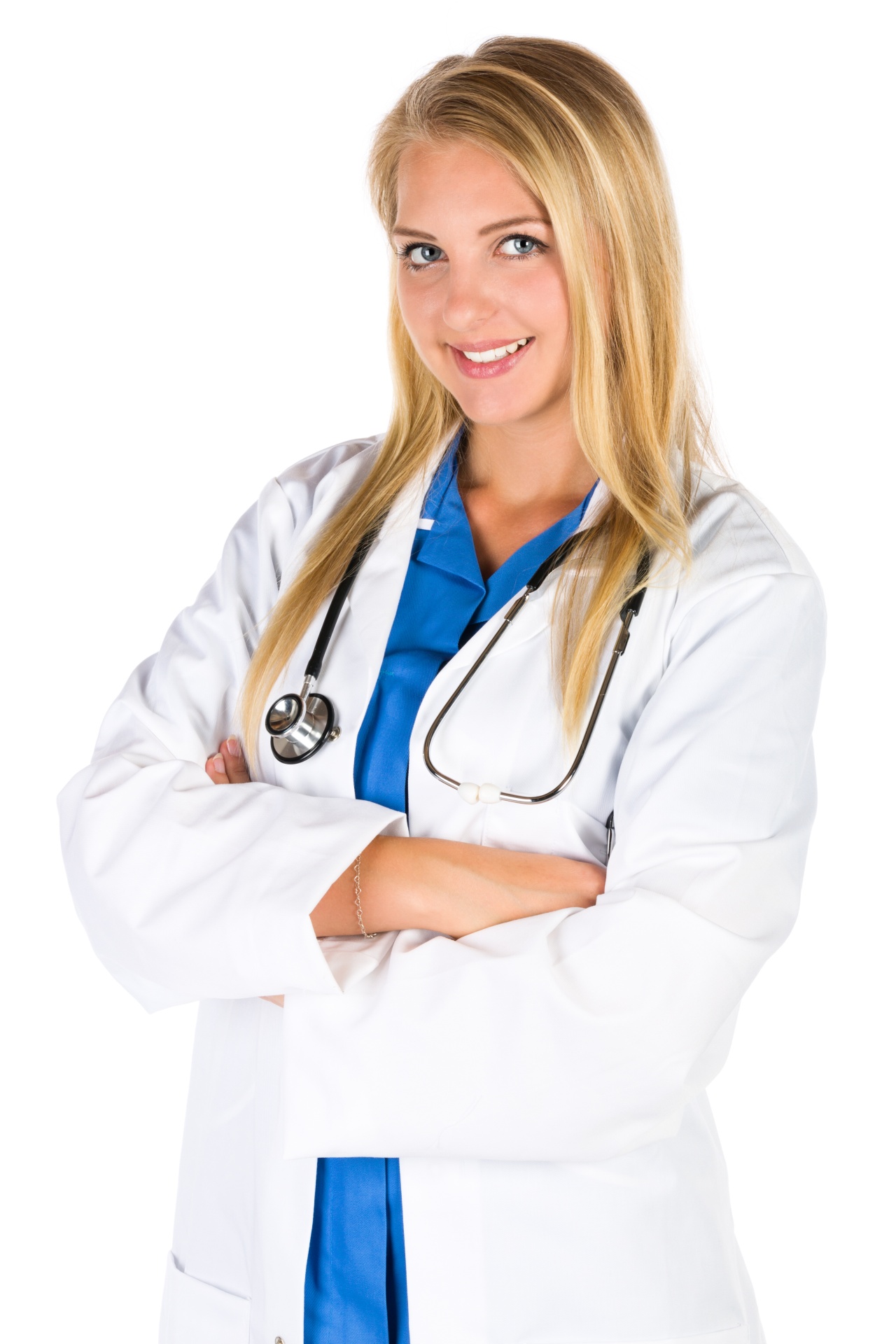 A professional doctor in a clinical setting
