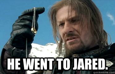 Went to Jared memes