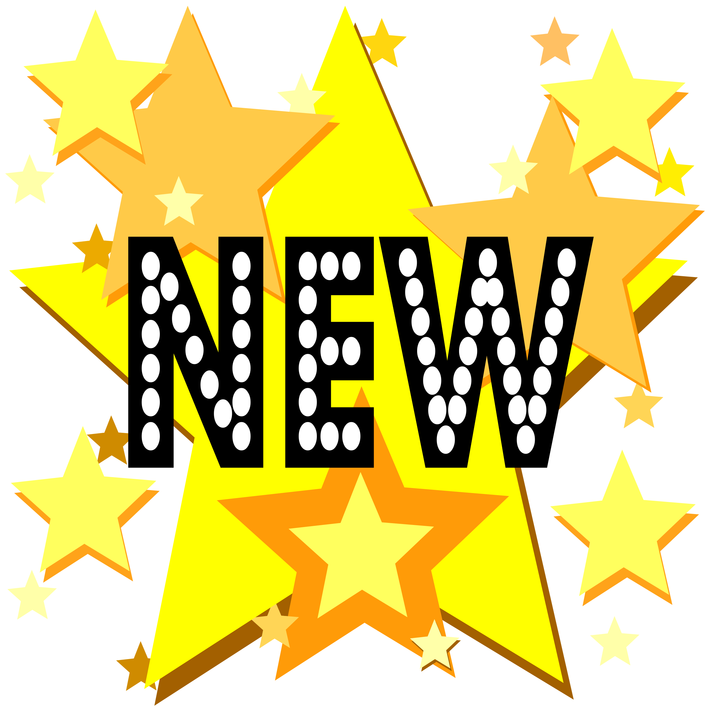 Clipart - New On Stars