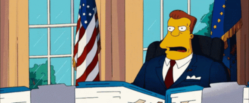 Elected To Lead Not To Read The Simpsons GIF
