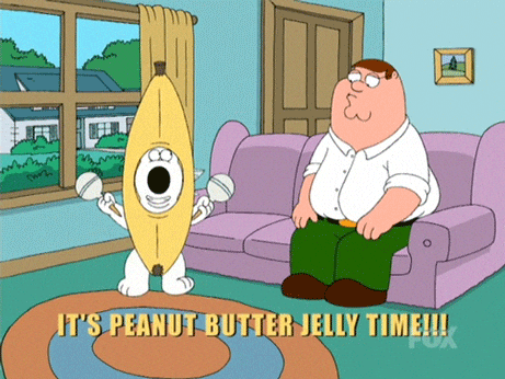 Peter Griffin in a comedic moment