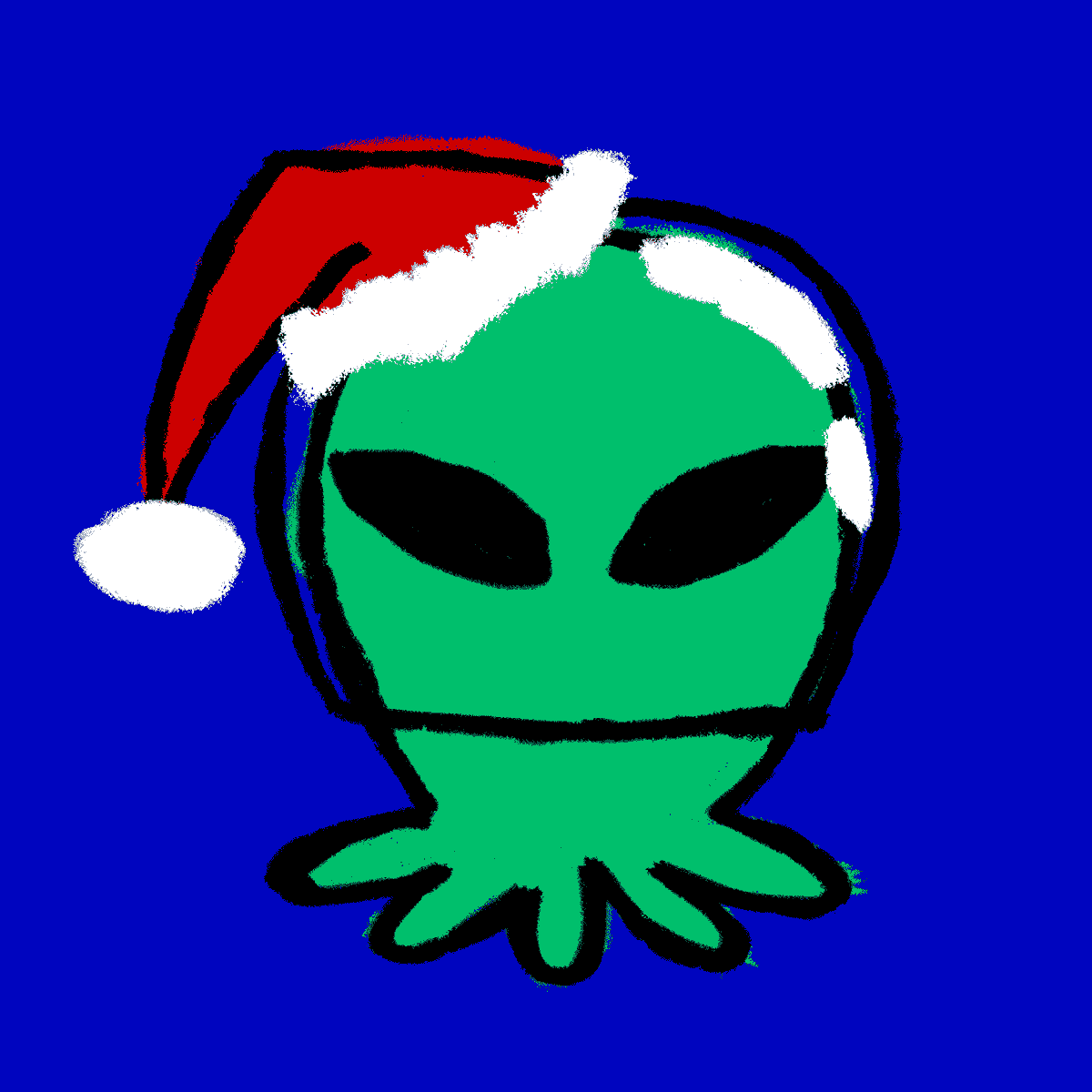 Green Christmas Hat