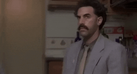 A Classic Borat GIF
