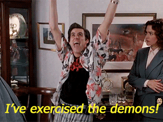 Ace Ventura unexpected encounter GIF
