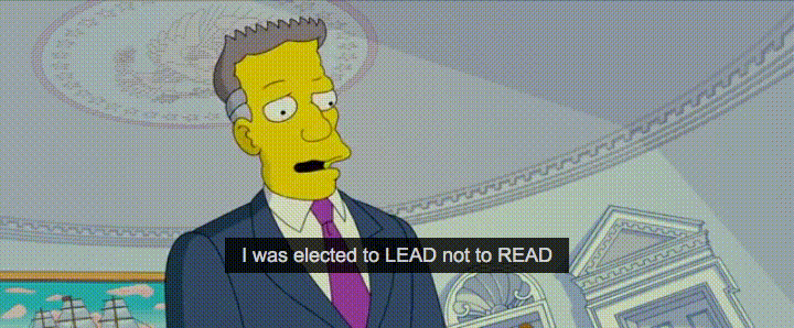 I Was Elected To Lead GIF