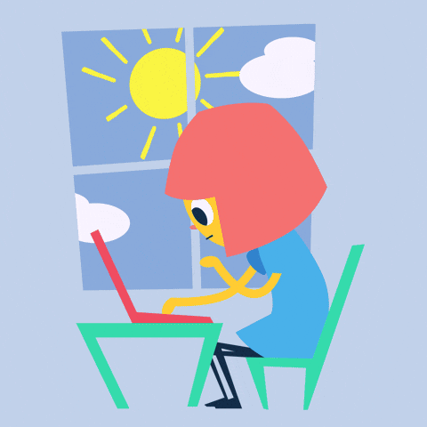Working From Home GIF