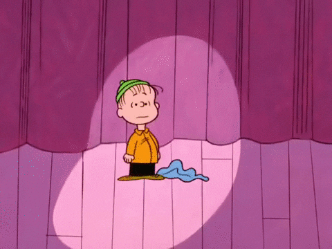 Charlie Brown in a moment of defeat