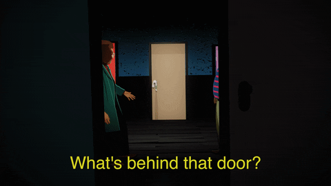 Whats Behind That Door GIF
