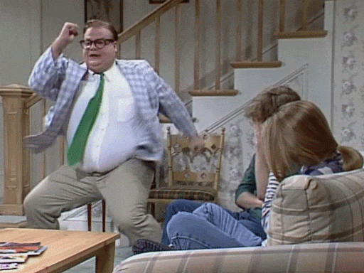 Chris Farley SNL GIF