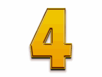 gold-number-4-free-png