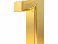 golden-number-1-png
