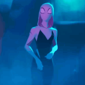 Gwen Stacy striking a pose
