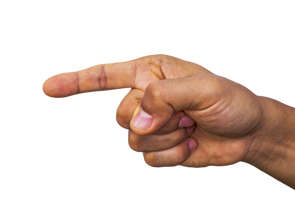 Finger pointing