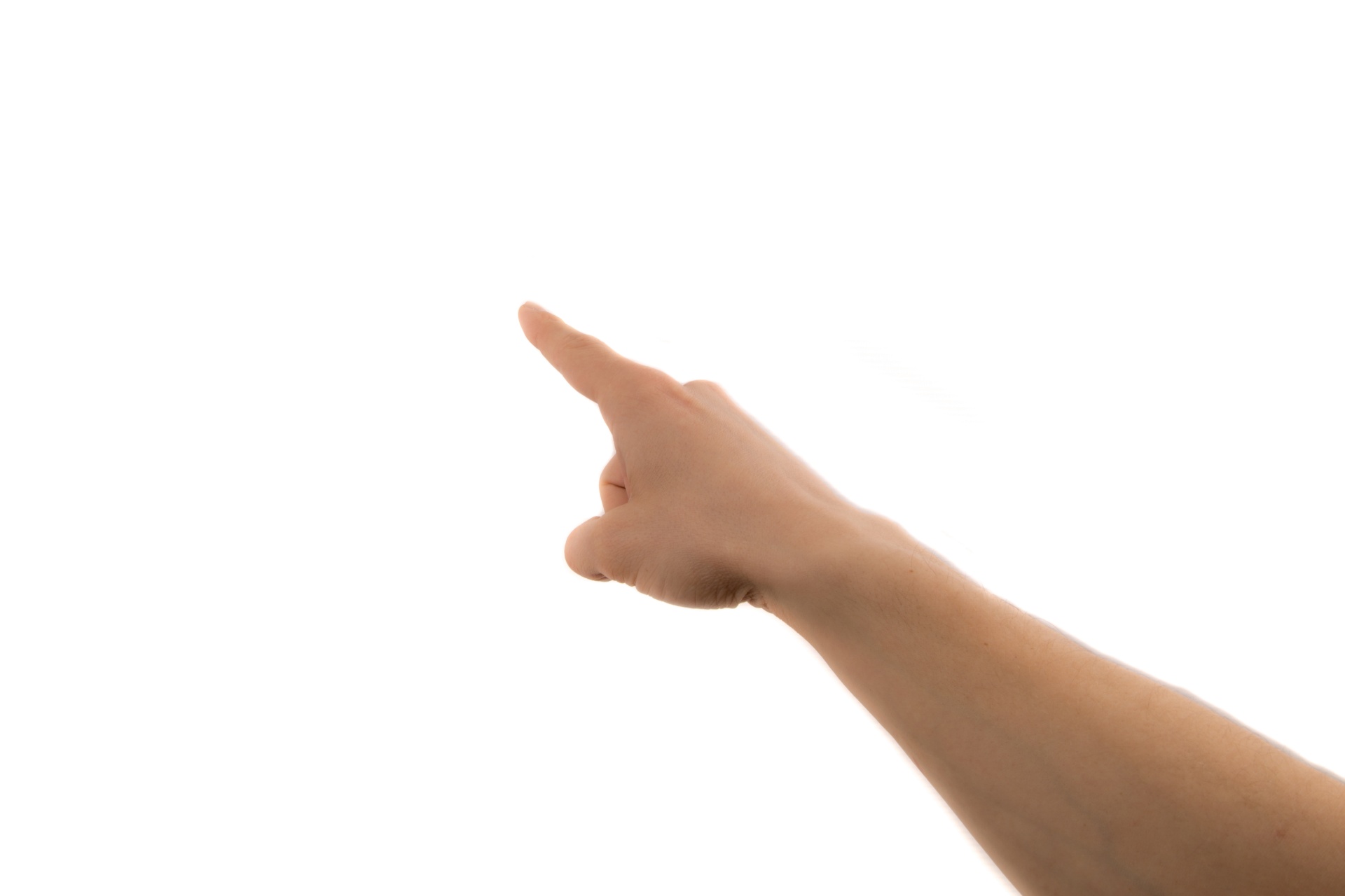 Hand Pointing Out Free Stock Photo